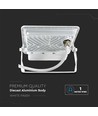 20W LED lyskaster med sensor, Samsung LED chip - 4000K, hvit, IP65, PIR sensor, utendørs