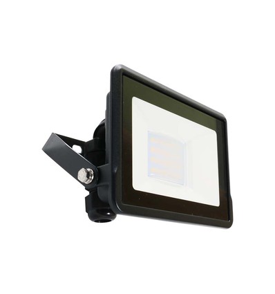20W LED flomlyskaster - Samsung chip, direkte tilkobling, 6500K, svart hus