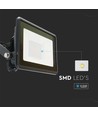 20W LED flomlyskaster - Samsung chip, direkte tilkobling, 6500K, svart hus