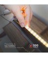 5m 4W/m LED strip, RA90 - 24V, 200lm/W, 90 LED pr. meter, IP20 innendørs