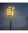 50W LED lyskaster med Samsung chip - 137lm/W, IP65, sort, 6500K, 5 års garanti