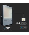 50W LED lyskaster med Samsung chip - 137lm/W, IP65, sort, 6500K, 5 års garanti