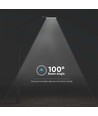 150W LED gatelykt med Samsung chip og sensor - 135lm/W, IP65, 6500K, grå, justerbar vinkel