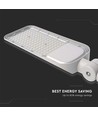 150W LED gatelykt med Samsung chip og sensor - 135lm/W, IP65, 6500K, grå, justerbar vinkel