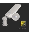 150W LED gatelykt med Samsung chip og sensor - 135lm/W, IP65, 6500K, grå, justerbar vinkel