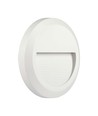 2W rund LED trappespots - Hvit, 4000K, IP65, innendørs og utendørs