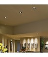 20W Samsung LED innfellingspanel - 1600lm, Ø16cm, sort kant, varm hvit, 5 års garanti