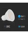 4,5W GU10 Spotlys - Glatt Plast, Samsung Chip, 6500K, 110D
