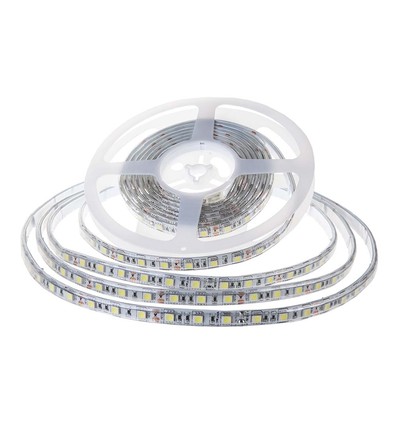 5m 8W/m sprutsikker LED-strip - 24V, IP65, 120 LED per meter