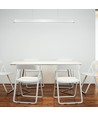 120cm 40W LED lysskinne, sølv, Samsung - UGR19, 1-10V dimbar