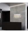 18W rektangulær LED vegglampe - 360° roterbar, 4000K, IP44, 60cm, inkl. lyskilde