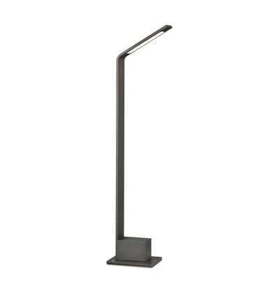 6W hagelampe, 80cm, IP65 - Grå, 810lm, 4000K, utendørs bedlampe