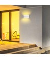10W LED vegglampe med opp/ned lys - Bridgelux chip, IP54, hvit, 4000K