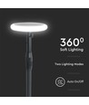 2 stk. 3W LED solcelle hagelampe - IP65, 2-i-1 spyd eller fot, høydejusterbar 42-80cm, sort/hvit, inkl. batteri