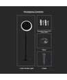 2 stk. 3W LED solcelle hagelampe - IP65, 2-i-1 spyd eller fot, høydejusterbar 42-80cm, sort/hvit, inkl. batteri