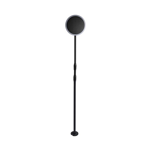 8W Solara LED hagelampe med solcelle - IP65, 360 grader, høydejusterbar, skumringssensor, inkl. batteri