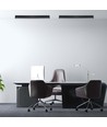 120cm 40W LED lysskinne med Samsung chip - 3400lm, dimbar, sølv/sort aluminium, 6400K