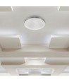 40W LED designer taklampe - 4000lm, 3-i-1 CCT, dimbar med fjernkontroll, Ø39,5cm, Wave cover