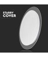 40W Designer Dome LED taklampe - Ø40cm, CCT fargeskift, dimbar, stjernehimmeleffekt, inkl. fjernkontroll