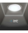 40W Designer Dome LED taklampe - Ø40cm, CCT fargeskift, dimbar, stjernehimmeleffekt, inkl. fjernkontroll