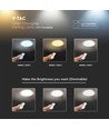 40W Designer Dome LED taklampe - Ø40cm, CCT fargeskift, dimbar, stjernehimmeleffekt, inkl. fjernkontroll