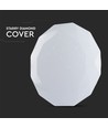 LED designer taklampe - 30W/60W/30W, fjernkontroll, CCT skiftende, dimbar, diamantdeksel