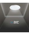 LED designer taklampe - 30W/60W/30W, fjernkontroll, CCT skiftende, dimbar, diamantdeksel