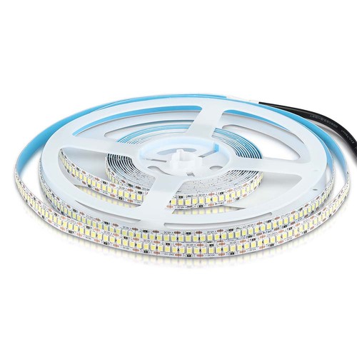 240 LED Strip Lys 20W/m - 6500K, Høy Lumen, IP20, 5m/rull