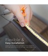 240 LED Strip Lys 20W/m - 6500K, Høy Lumen, IP20, 5m/rull