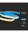5m 10W/m COB-LED strip, 6400K - 24V, IP20, 280 LED pr. meter, COB LED