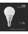 6 stk. E14 4,5W LED kronepære - P45, 4000K, 470lm, 6-pakning