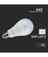 E27 8,5W LED pære - A60, 806lm, erstatter 60W, 3-pakning