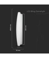 12W LED taklampe med stjernehimmel - Ø26cm, 3-i-1 CCT, 1200lm, IP20 innendørs