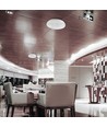 18W LED taklampe med stjernehimmel, Ø31cm - 3-i-1 CCT, 100lm/W, hvit kant, inkl. lyskilde