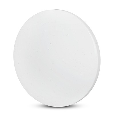 36W LED taklampe med stjerneeffekt - Ø48cm, 3-i-1 CCT, 3900lm, hvit kant, inkl. lyskilde