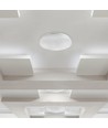 36W LED taklampe med stjerneeffekt - Ø48cm, 3-i-1 CCT, 3900lm, hvit kant, inkl. lyskilde