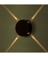 3W Ø15cm rund LED vegglampe - IP65, sort, 3000K, utendørs, inkl. lyskilde