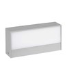 9W Up/Down utendørs vegglampe - IP65, grå, 3000K, 850lm, inkl. lyskilde