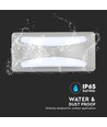 12W LED Bulkhead vegglampe - IP65, 3000K, grå, 230x110mm, inkl. lyskilde