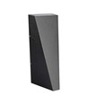 6W Sort vegglampe med opp/ned lys - IP65, aluminium, 3000K, inkl. lyskilde