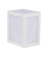 12W LED vegglampe - 1250lm, hvit, varm hvit, inkl. lyskilde