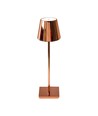 3W oppladbar LED bordlampe, gull - Touch dimbar, 3000K, 4000mAh batteri, 5V USB