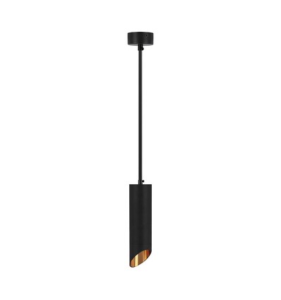 GU10 Pendel Ø5,5x20cm - svart, uten lyskilde