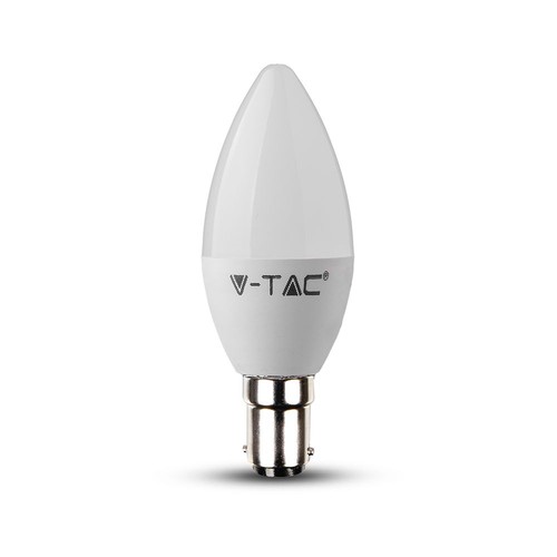 B15 5,5W dimbar LED kronepære - Samsung LED chip, 3000K, varm hvit, erstatter 40W