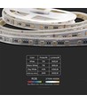 5m RGB+CCT 24W/m LED stripe - RGB+2700-6500K, IP65, 24V