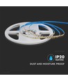 5m 9W/m LED-strip, 128 LED pr. meter - 24V, IP20, 3000K, 127lm/W
