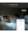 WiFi RGB+CCT LED controller - 12V/24V, 5 kanaler, inkl. fjernkontroll, fungerer med Google Home