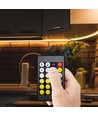 Infrarød controller med fjernkontroll til CCT/RGB - 12V-24V, 6A, 24 knapper, til 3-i-1 LED strips