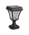 LED Solcelle Stolpelampe - CCT 3i1, Matt Sort Hus