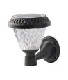 0,8W Solara LED vegglampe med sensor og solcelle - CCT, RF fjernkontroll, IP44, sort, 16x23 cm